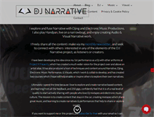 Tablet Screenshot of djnarrative.com